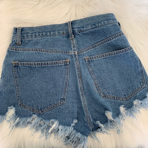Distressed Denim Shorts - Picture 4 of 7